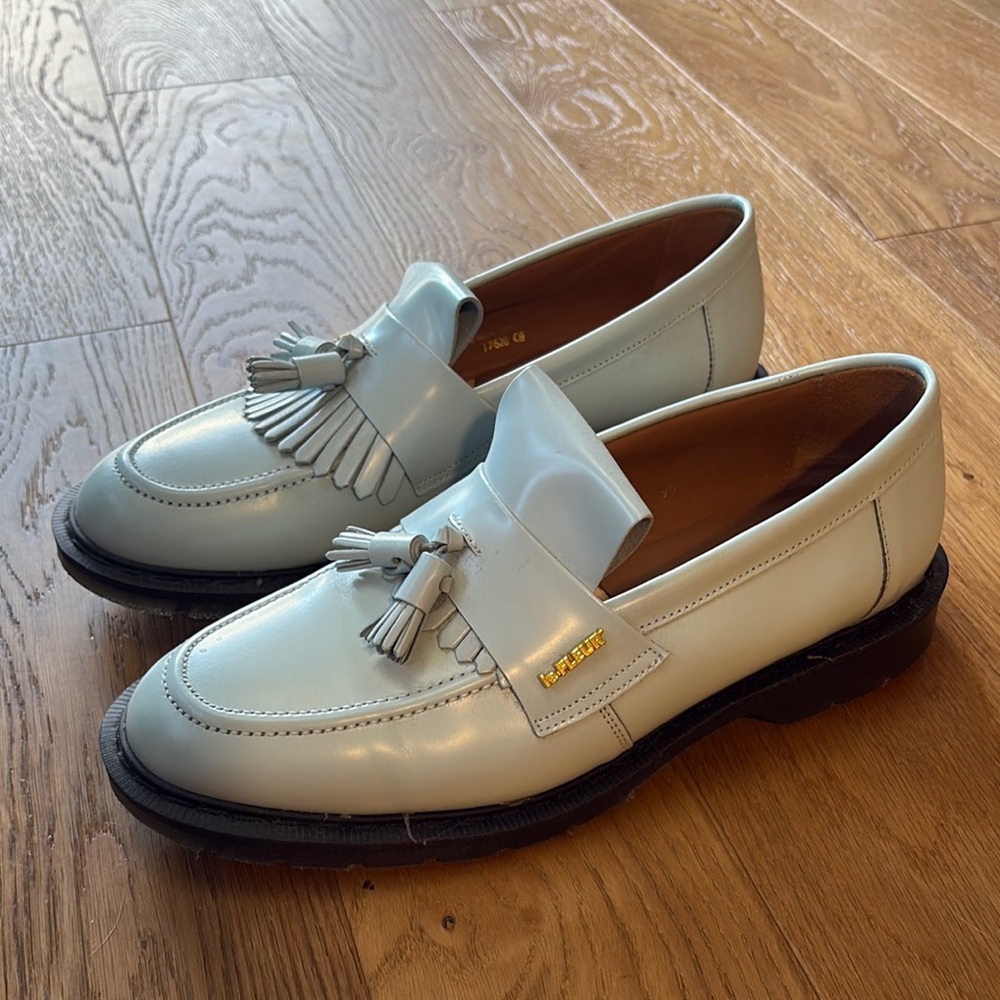 Golf Le Fleur Baby Blue Slip-On Loafers